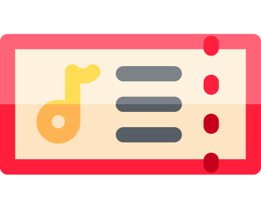 representation of a ticket